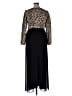 Shein Curve Animal Print Black Jumpsuit Size 14 Plus (1) - photo 2