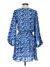 Unbranded 100% Polyester Print Blue Casual Dress Size S - photo 2
