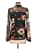 En Focus Studio Floral Green Long Sleeve Blouse Size L - photo 2