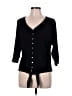 Notations Black 3/4 Sleeve Blouse Size L (petite) - photo 1