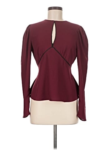 Topshop Long Sleeve Blouse (view 1)
