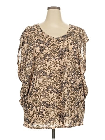 Faded Glory 3/4 Sleeve Blouse (view 1)