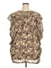 Faded Glory 100% Polyester Tan 3/4 Sleeve Blouse Size 3X - photo 2