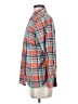 Talbots 100% Cotton Plaid Orange Long Sleeve Button-Down Shirt Size S - photo 5