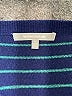 Wow Couture Stripes Blue Pullover Sweater Size S - photo 7