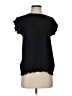 Ann Taylor LOFT 100% Polyester Black Short Sleeve Top Size S - photo 1