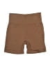 OQQ Solid Brown Khaki Shorts Size M - photo 1