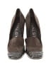 Halston Gray Brown Heels Size EU 37 - photo 2