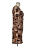 Shein Graphic Brown Cocktail Dress Size L - photo 4
