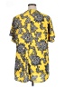Catherines Paisley Yellow Short Sleeve Blouse Size 0X - photo 2