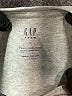 Gap 100% Cotton Gray Long Sleeve T-Shirt Size 10 - photo 3