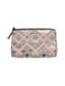 Stella & Dot 100% Leather Argyle Gray Tan Leather Wristlet One size - photo 1