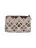 Stella & Dot 100% Leather Argyle Gray Tan Leather Wristlet One size - photo 2