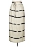 Shein Stripes Ivory Casual Skirt Size 6 - photo 1