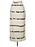 Shein Stripes Ivory Casual Skirt Size 6 - photo 2