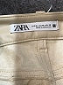 Zara 100% Polyester Ivory Jeans Size 4 - photo 7