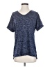 Christopher & Banks Blue Short Sleeve T-Shirt Size S (petite) - photo 1