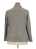 Genes 100% Polyester Houndstooth Gray Blazer Size 2X - photo 2