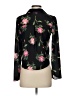 Ten Sixty Sherman 100% Polyester Floral Black Long Sleeve Blouse Size XS - photo 2