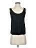 Topshop 100% Polyester Black Sleeveless Top Size 4 - photo 1