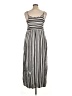 Eyeshadow Stripes Gray Casual Dress Size XL - photo 2