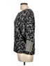Jennifer Lopez Animal Print Gray Pullover Sweater Size L - photo 5