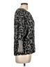 Jennifer Lopez Animal Print Gray Pullover Sweater Size L - photo 4