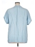 Nine West Blue Short Sleeve Blouse Size XL - photo 2