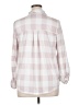 C&C California Checkered-gingham Pink Long Sleeve Blouse Size XL - photo 2