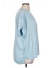 Nine West Blue Short Sleeve Blouse Size XL - photo 4