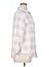 C&C California Checkered-gingham Pink Long Sleeve Blouse Size XL - photo 4