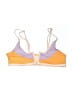 Zaful Color Block Yellow Swimsuit Top Size L - photo 1