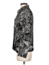 Unbranded Paisley Silver Long Sleeve Button-Down Shirt Size M (estimated) - photo 5