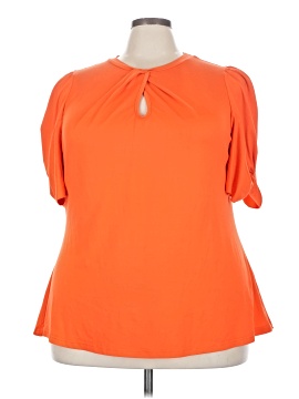 Shein Curve Short Sleeve Blouse