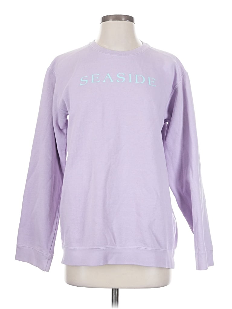 Pre-owned Comfort Colors Sweatshirt In Purple
