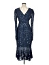 Mac Duggal 100% Polyester Stars Blue Cocktail Dress Size 4 - photo 1