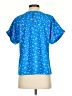 MELLODAY Stars Blue Short Sleeve Top Size S - photo 2