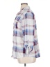New York Laundry 100% Polyester Plaid White 3/4 Sleeve Blouse Size 1X - photo 5