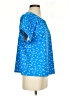 MELLODAY Stars Blue Short Sleeve Top Size S - photo 4