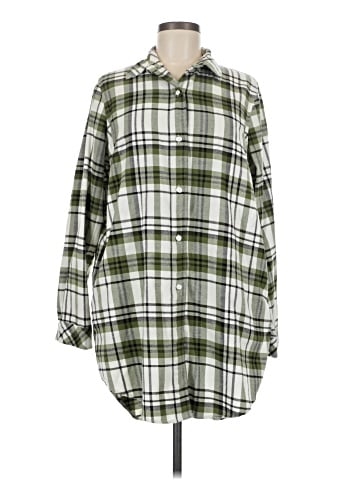 Hue Long Sleeve Button-Down Shirt (view 1)