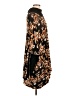 Joseph A. 100% Rayon Brown Black Poncho Size 2 - photo 4