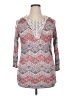 Angels Forever Young Pink 3/4 Sleeve Top Size XL - photo 1