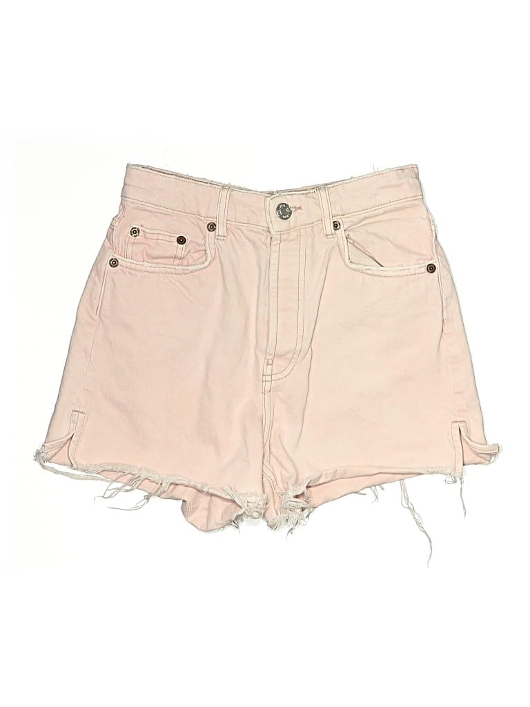 Pre-owned Zara Shorts In Pink