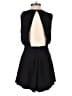 Bebe 100% Polyester Solid Black Romper Size 6 - photo 2