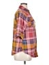 Assorted Brands 100% Polyester Plaid Pink 3/4 Sleeve Blouse Size 1X - photo 4