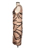 Shein Graphic Tan Cocktail Dress Size L - photo 5
