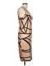 Shein Graphic Tan Cocktail Dress Size L - photo 4
