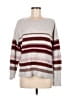 Peyton Primrose Stripes Gray Pullover Sweater Size M - photo 1