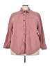 Shein Curve Burgundy 3/4 Sleeve Blouse Size 3X - photo 1