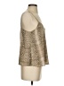 Leith 100% Polyester Tan Sleeveless Blouse Size S - photo 4